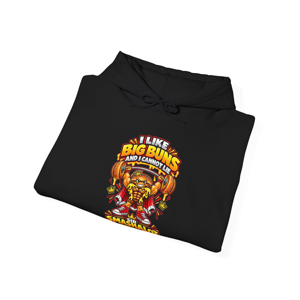Sir Smashalot “I Like Big Buns” Hoodie Sweatshirt | King of Munchies
