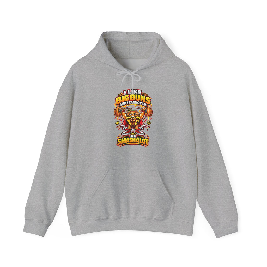 Sir Smashalot “I Like Big Buns” Hoodie Sweatshirt | King of Munchies