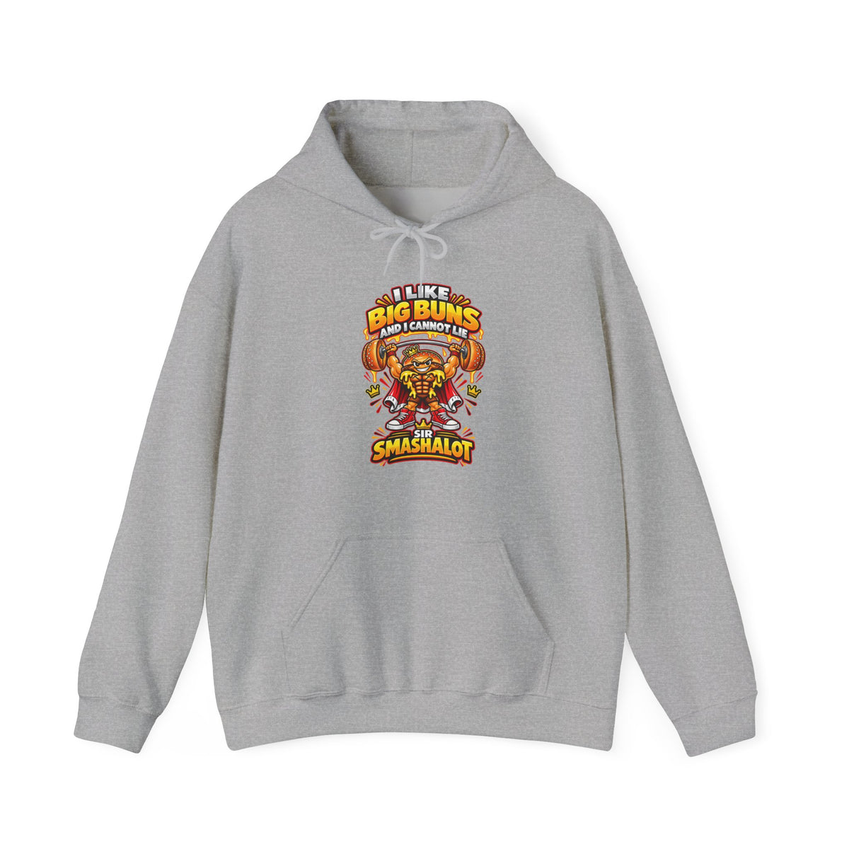 Sir Smashalot “I Like Big Buns” Hoodie Sweatshirt | King of Munchies
