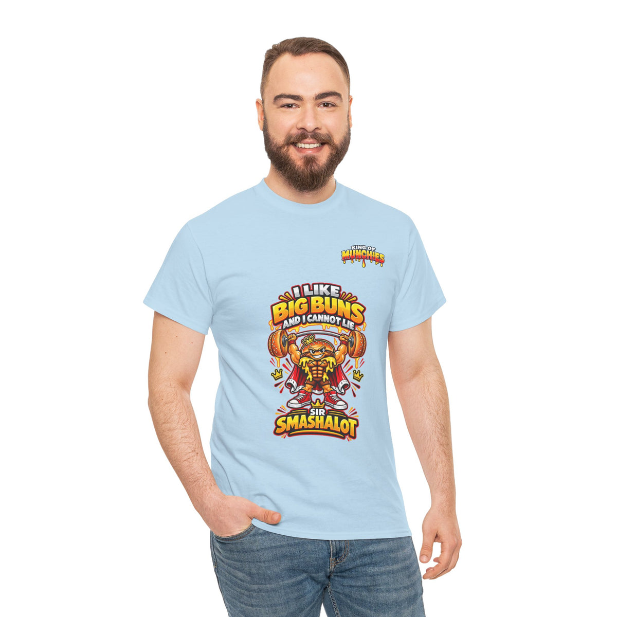 Sir Smashalot “I Like Big Buns” T-Shirt | King of Munchies