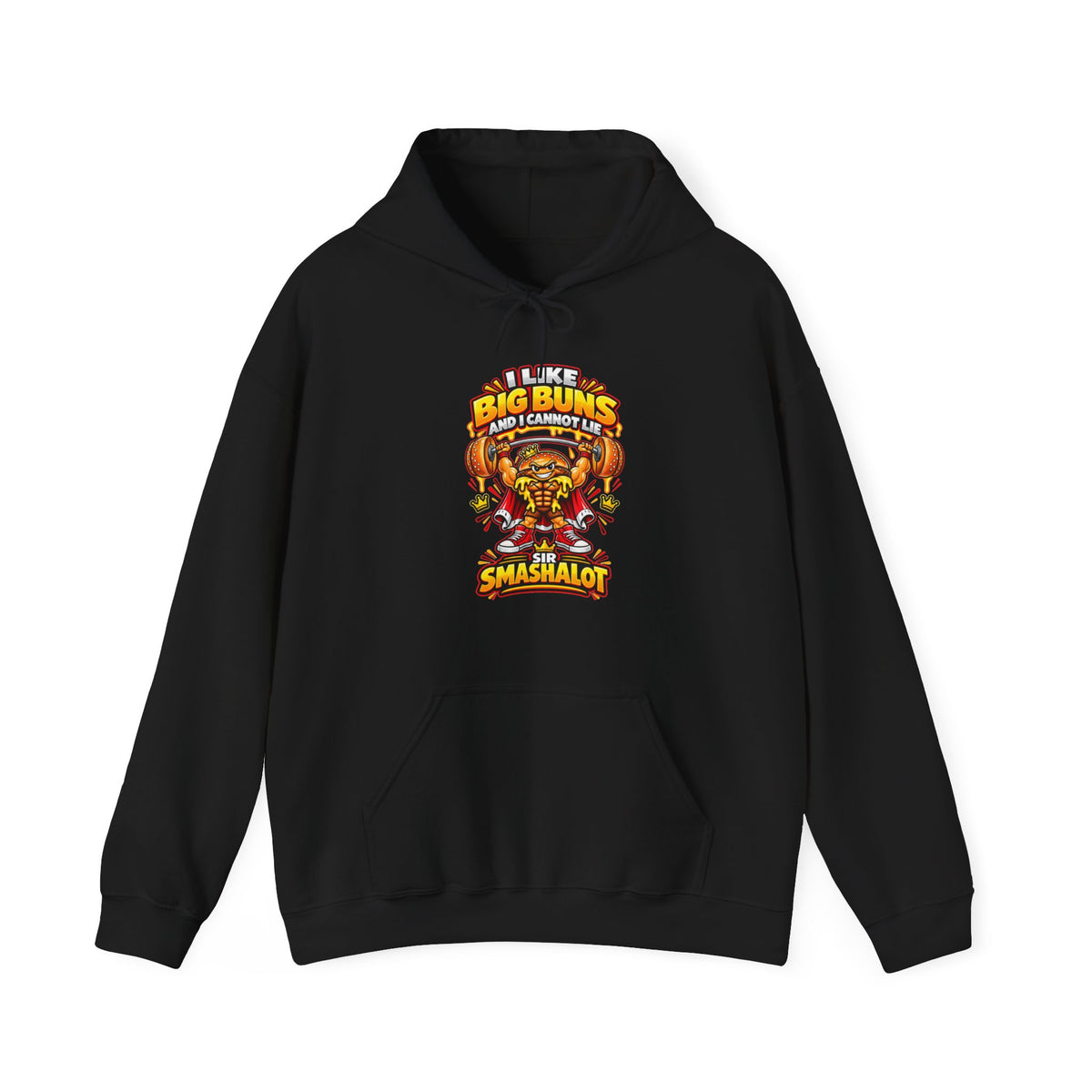 Sir Smashalot “I Like Big Buns” Hoodie Sweatshirt | King of Munchies