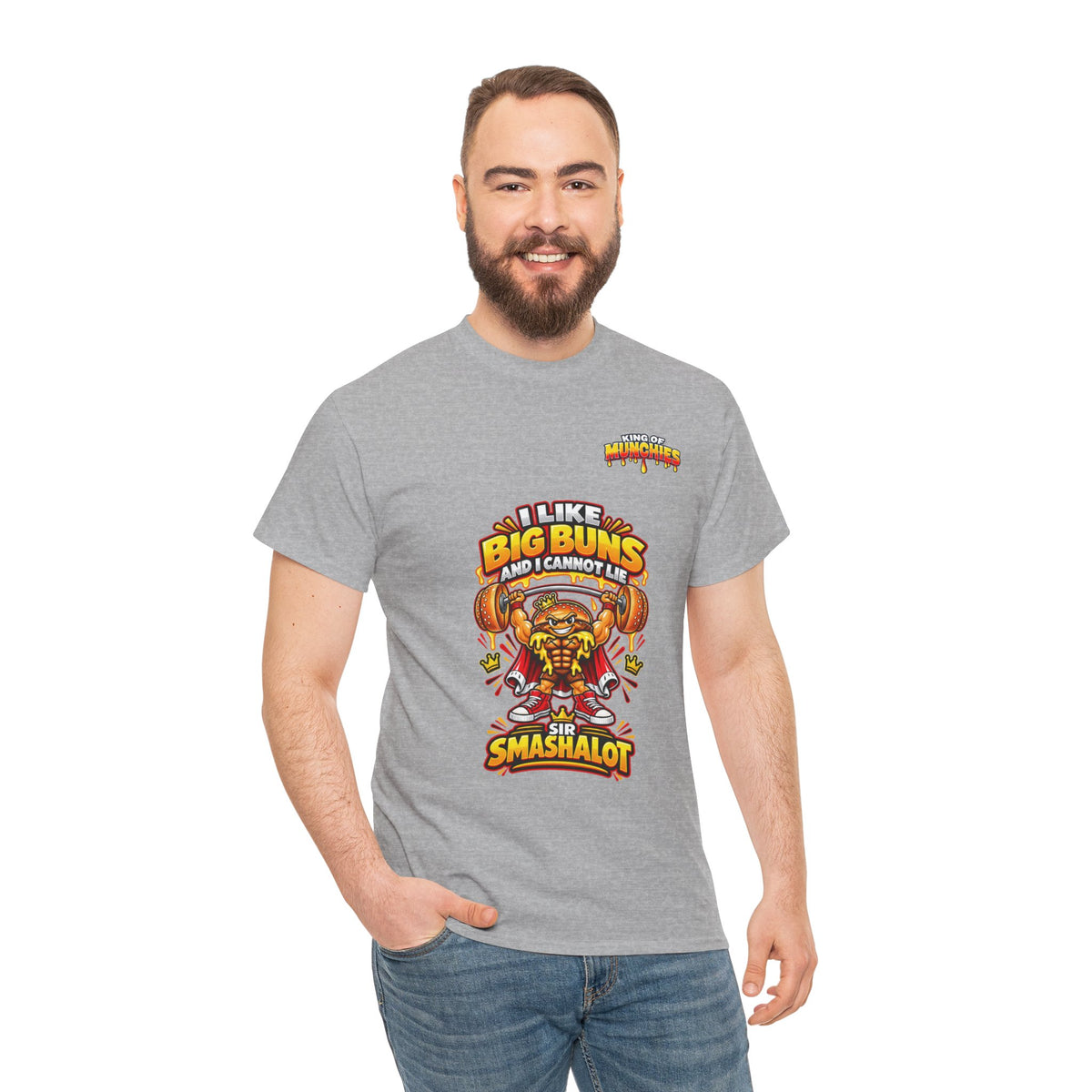 Sir Smashalot “I Like Big Buns” T-Shirt | King of Munchies