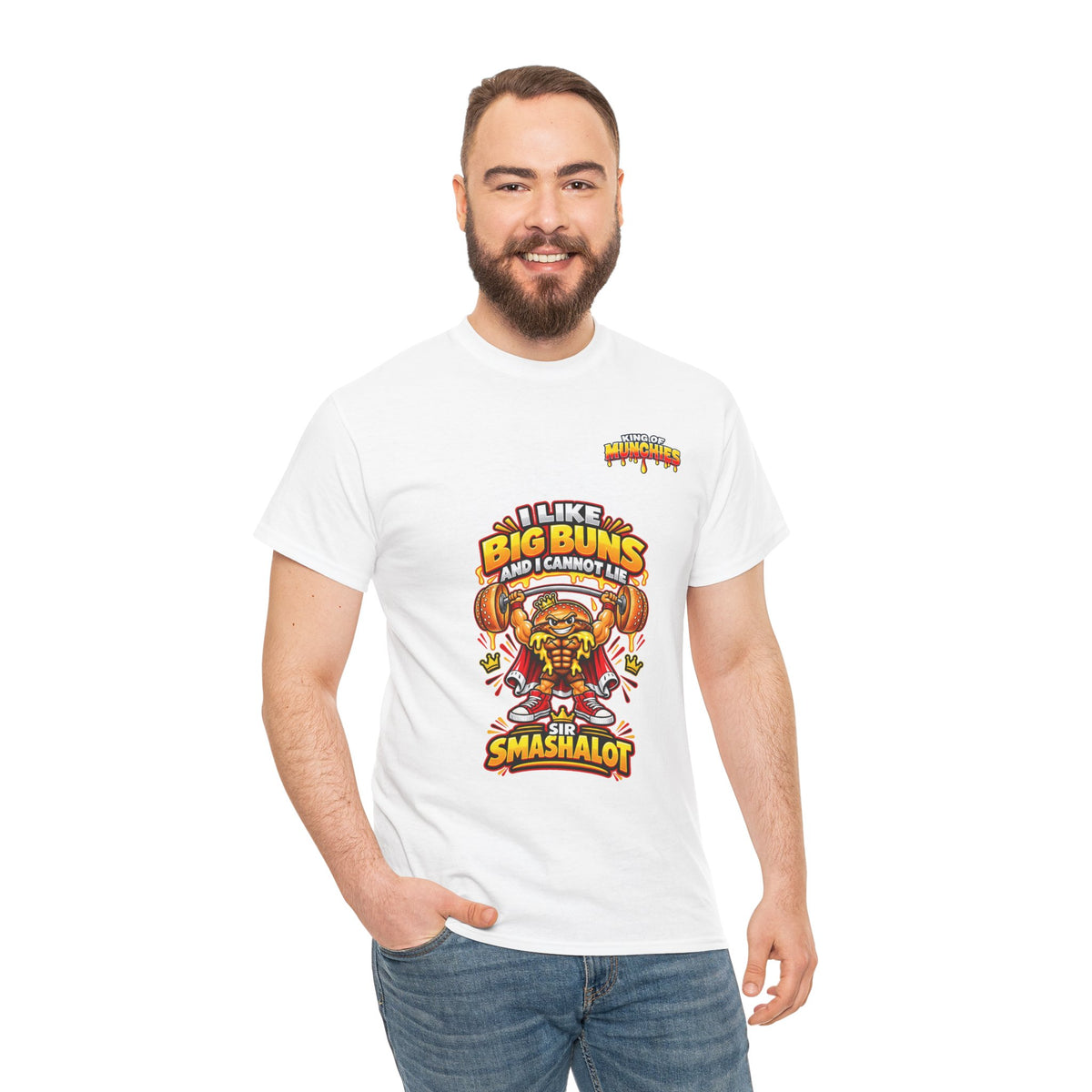 Sir Smashalot “I Like Big Buns” T-Shirt | King of Munchies