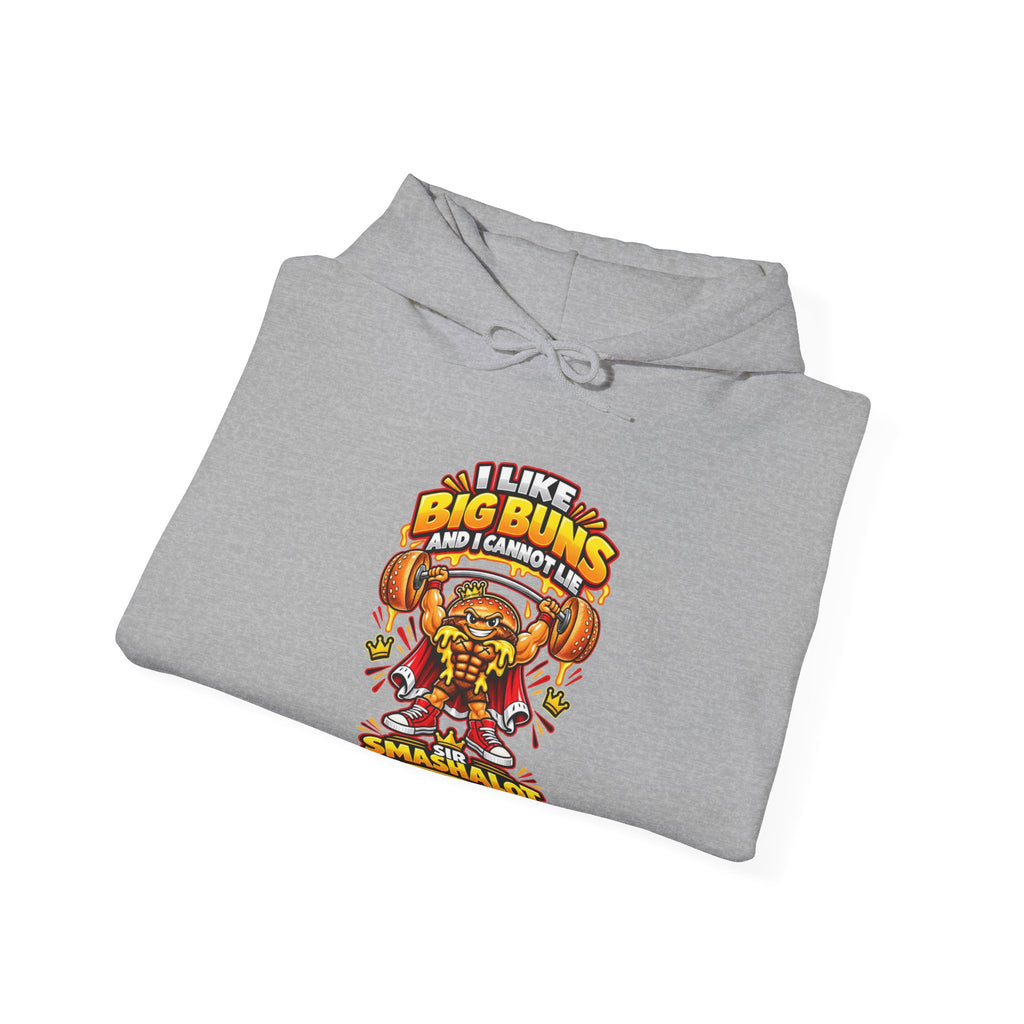 Sir Smashalot “I Like Big Buns” Hoodie Sweatshirt | King of Munchies