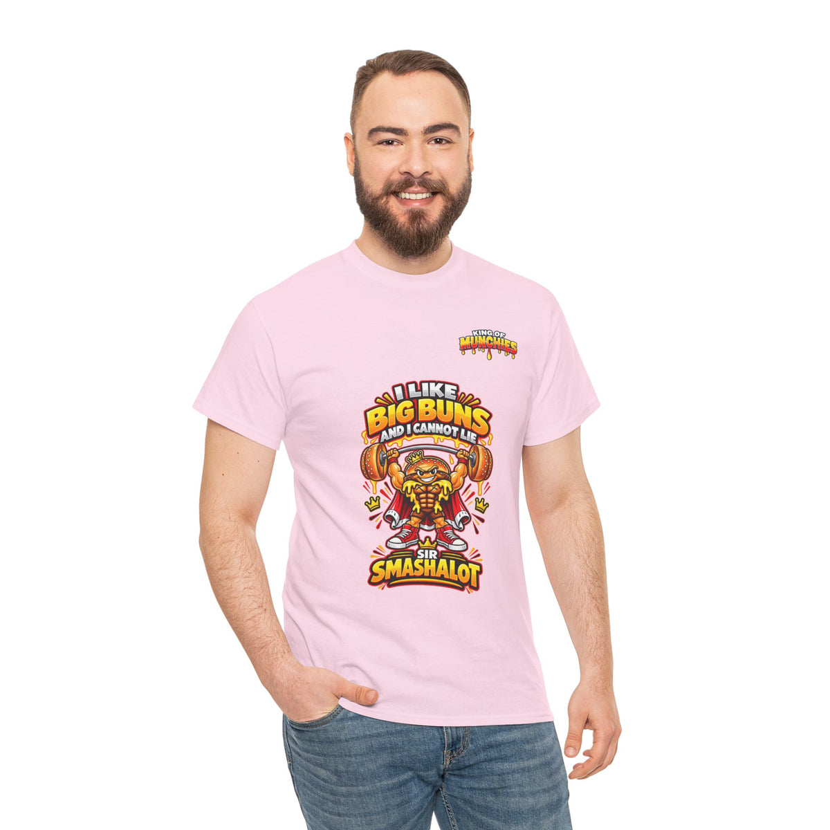 Sir Smashalot “I Like Big Buns” T-Shirt | King of Munchies