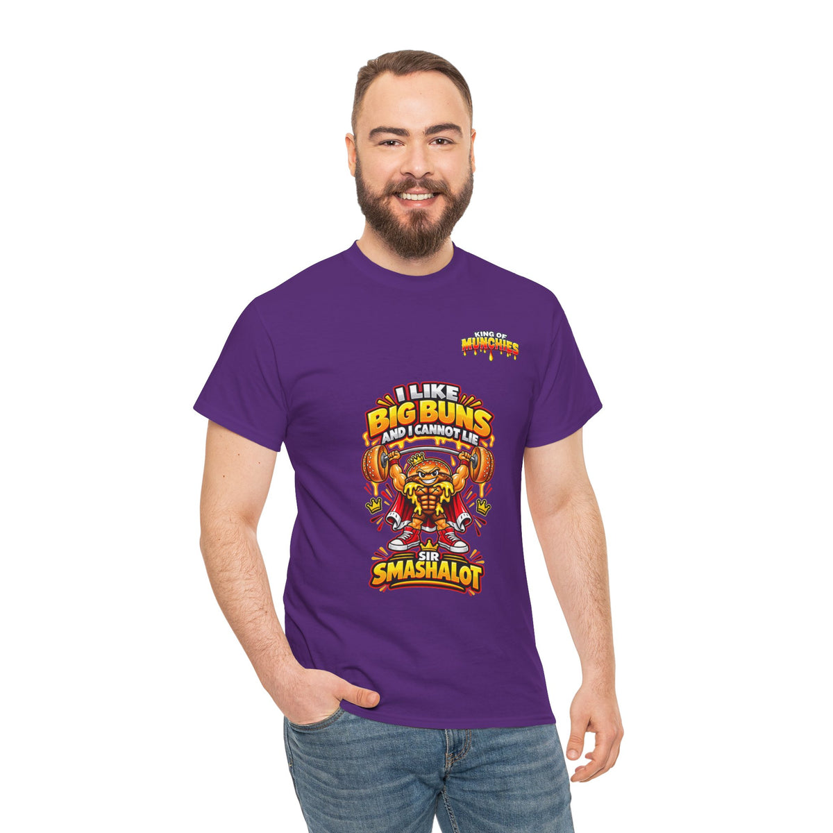 Sir Smashalot “I Like Big Buns” T-Shirt | King of Munchies