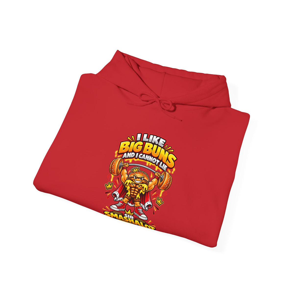 Sir Smashalot “I Like Big Buns” Hoodie Sweatshirt | King of Munchies