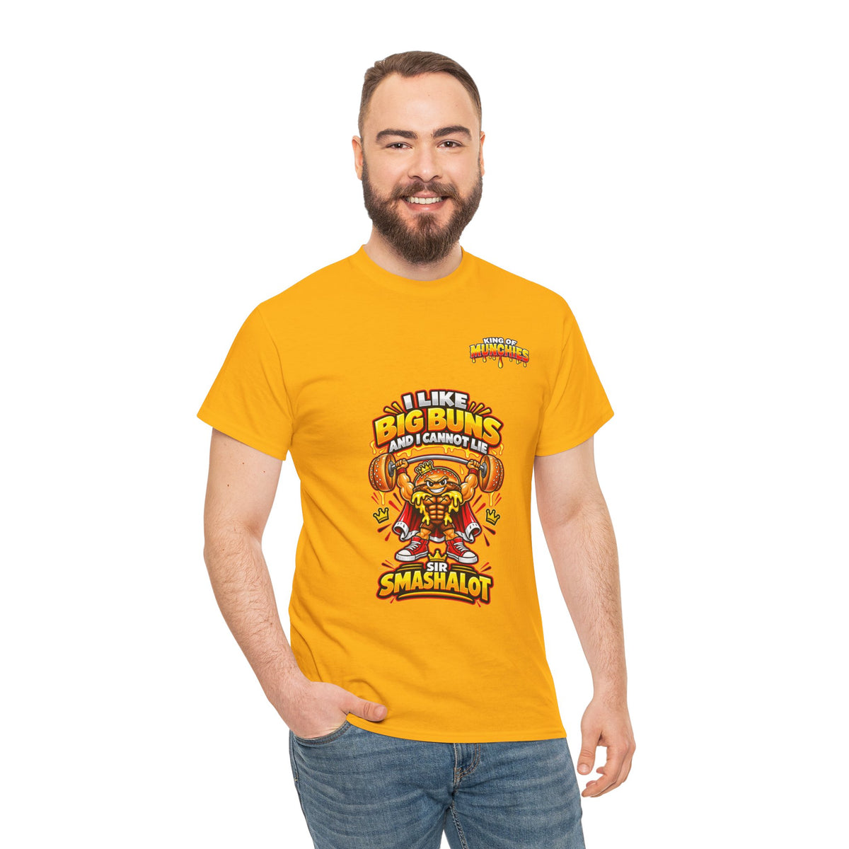 Sir Smashalot “I Like Big Buns” T-Shirt | King of Munchies
