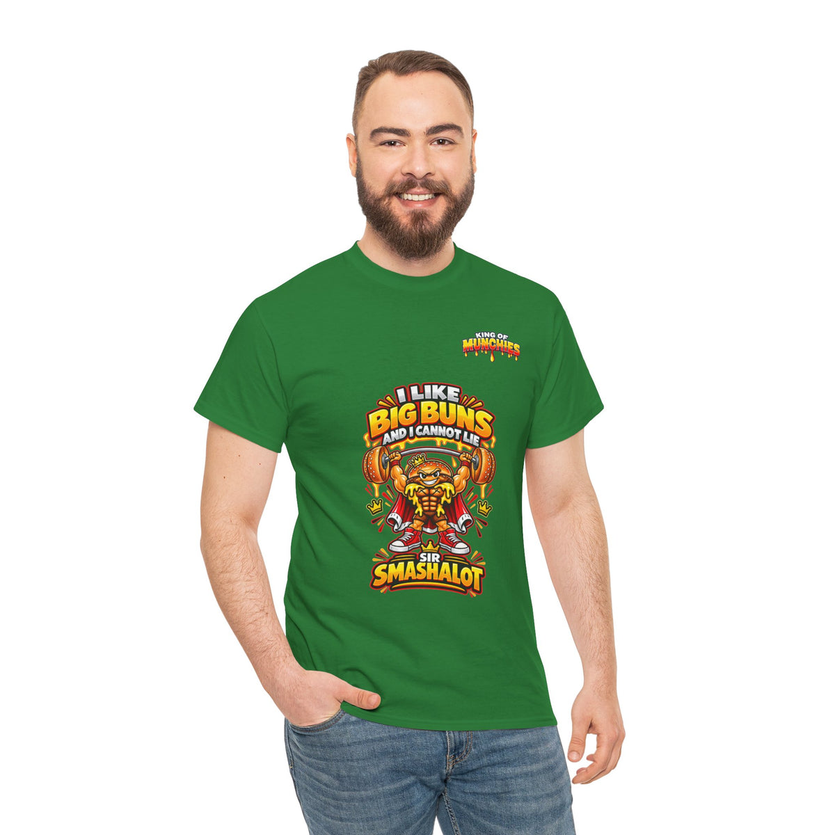 Sir Smashalot “I Like Big Buns” T-Shirt | King of Munchies