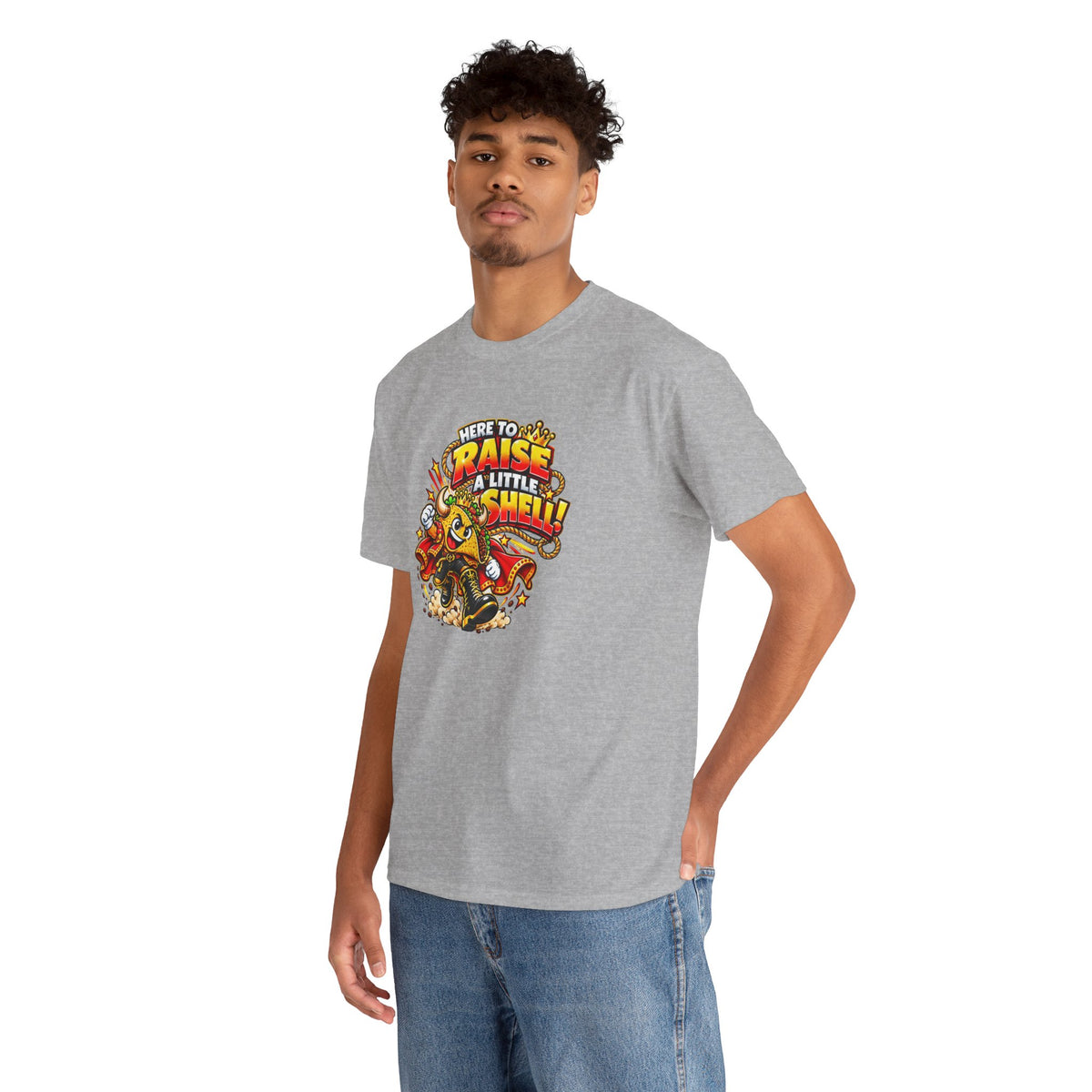 EL TORO TACO UNISEX T-SHIRT – “RAISE A LITTLE SHELL”